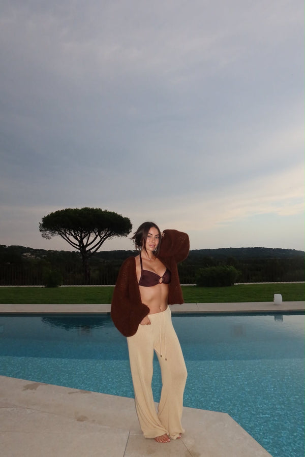 Ibiza Espresso Cardigan