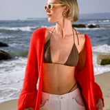 Ibiza Red Cardigan