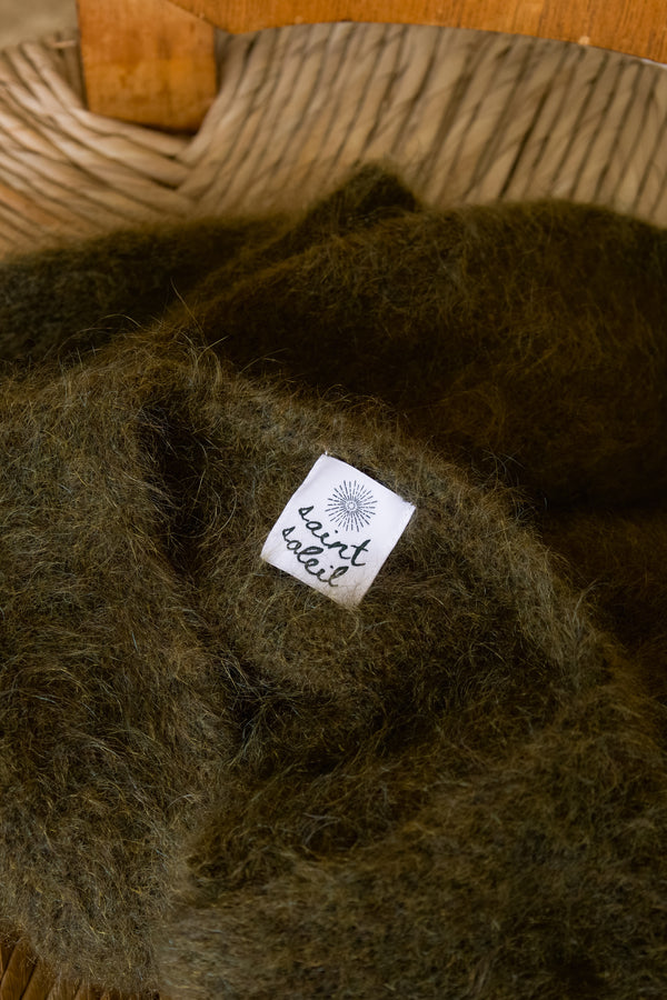 Antibes Olive Cardigan