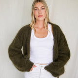 Antibes Olive Cardigan – Pre-Order