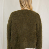 Antibes Olive Cardigan – Pre-Order