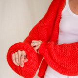 Ibiza Red Cardigan