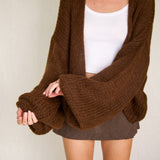 Ibiza Espresso Cardigan
