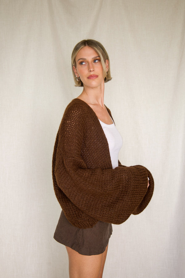 Ibiza Espresso Cardigan